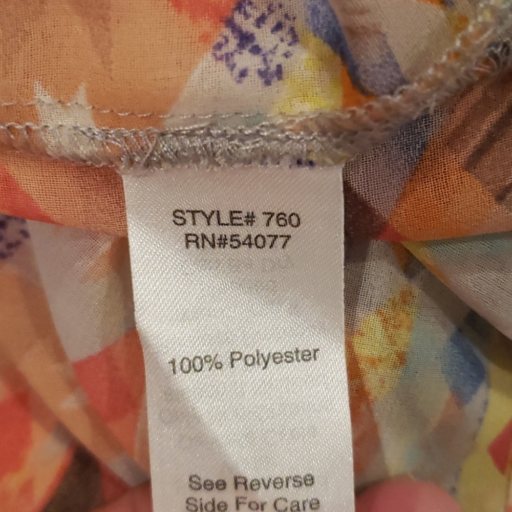 CABI #760 Geo Print Sleeveless Avery Tunic Top sz L - Picture 9 of 12